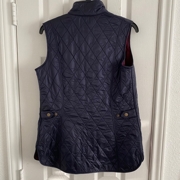 Barbour Navy Quilted Vest - Picture 6 of 6
